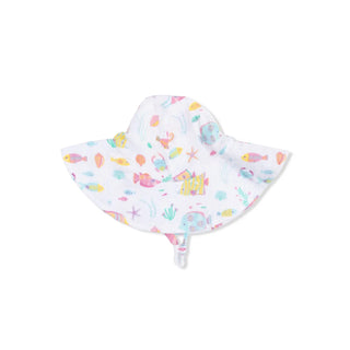 Angel Dear Wide Brim Sunhat S2 Sunny Coral Reef Fish / 0-06m - 3