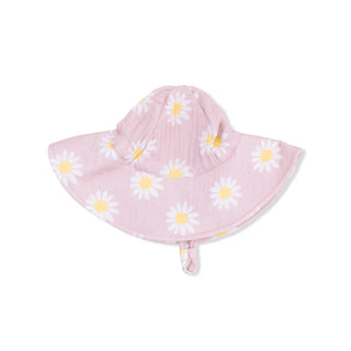 Angel Dear Wide Brim Sunhat S4 Caitlyns Daisy / 0-06m - 1