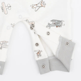 Angel Dear Zip Neck Romper F2 - 3