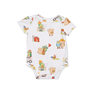 Angel Dear Print Bamboo Bodysuit S1