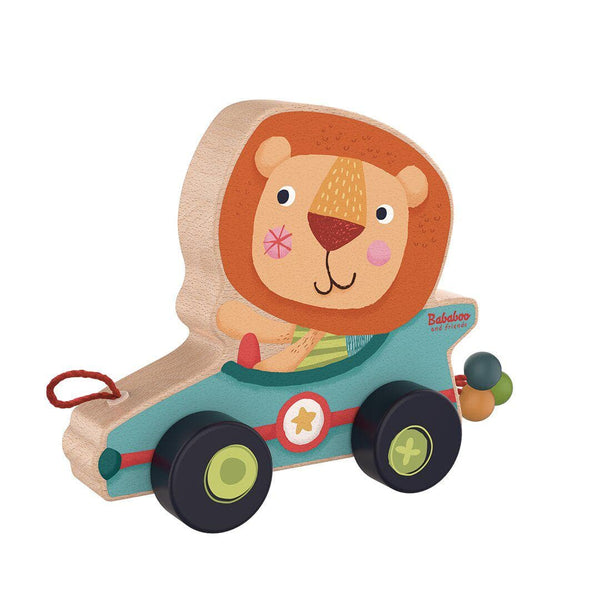 Bababoo and Friends Lion Bababoo Push and Pull Toy - Just $32.95! Shop now at The Pump Station & Nurtury