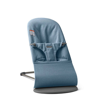 BabyBjörn Bouncer Bliss Woven Melange Blue - 1