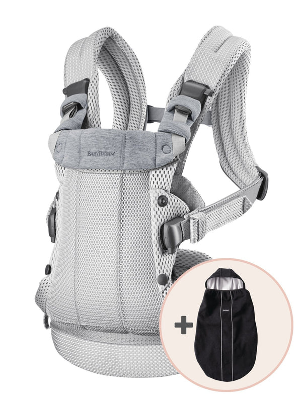 BabyBjörn Baby Carrier 3D Mesh with Fleece Cover | Pump Station & Nurtury