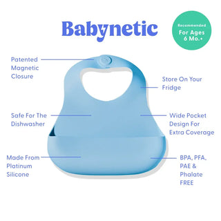 Babynetic Magnetic Silicone Bib - 7