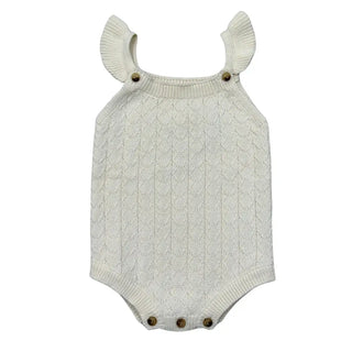 Babysprouts Knit Sweater Bodysuit S2 Cream / 0-3M - 1