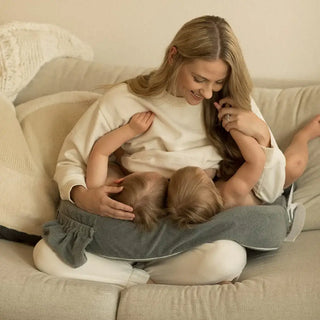 My Brest Friend Twin Nursing Pillow Evening Grey 3