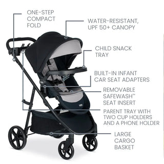 Britax Brook+ Stroller Graphite Onyx - 3
