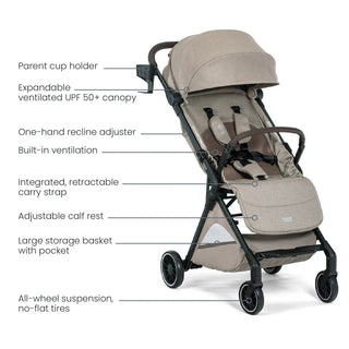 Britax Juniper+ Compact Stroller with One-Hand RapidFold - 12