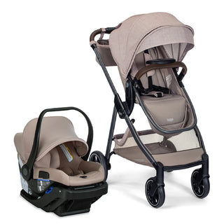 Britax Phases Travel System with Arbor Infant Car Seat + StayTight Base Teak - 1