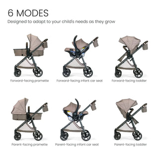 Britax Phases Travel System with Arbor Infant Car Seat + StayTight Base - 3
