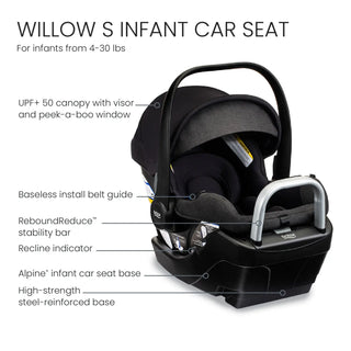 Britax Prism Full-Size Travel System with Willow S Infant Car Seat + Alpine Base - 29