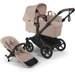 Bugaboo Donkey 6 2-in-1 Stroller Black/Desert Taupe Melange-Desert Taupe Melange - 46