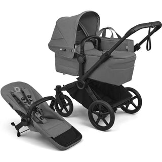 Bugaboo Donkey 6 2-in-1 Stroller Black/Moon Grey-Moon Grey - 36