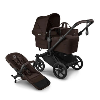 Bugaboo Donkey 6 Mono Stroller | Complete Black | Cocoa Brown | Cocoa Brown - 12
