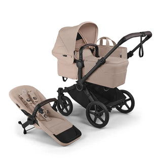 Bugaboo Donkey 6 Mono Stroller | Complete Black | Desert Taupe Mélange| Desert Taupe Mélange - 29