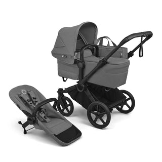 Bugaboo Donkey 6 Mono Stroller | Complete Black | Moon Grey | Moon Grey - 34