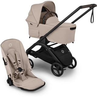 Bugaboo Dragonfly Plus Seat/Bassinet Complete Black/Desert Taupe-Desert Taupe - 1