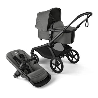Bugaboo Kangaroo Stroller Black | Moon Grey | Moon Grey - 64