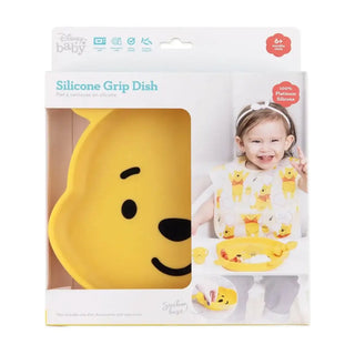 Bumpkins Silicone Grip Dish: Winnie the Pooh - 1