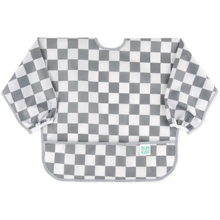 Bumpkins Sleeved Bib Charcoal Check - 17