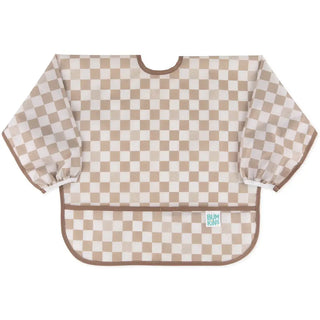 Bumpkins Sleeved Bib Sand Check - 3