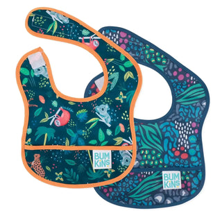 Bumpkins Starter Bib 2pk Jungle & Animal Print - 3