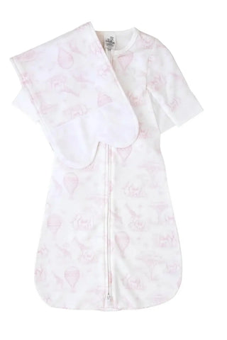 Butterfly Swaddle™ Swaddle Sleep Sack and Transitional System in One Pink Safari / Small (7-12lbs) - 18