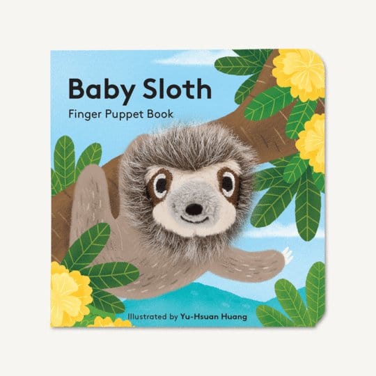 Chronicle Books Baby Sloth: Finger Puppet Book | Pump Station & Nurtury