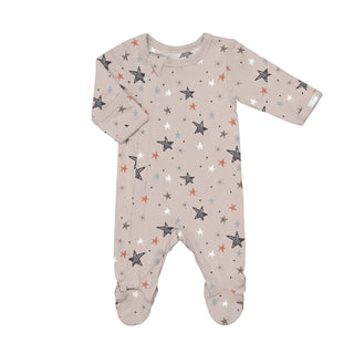 Coccoli Modal Zipper Footie F1 Stars Oatmilk / 1M - 6