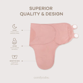 Comfy Cubs Easy Swaddle Blanket 3 Pack - 8