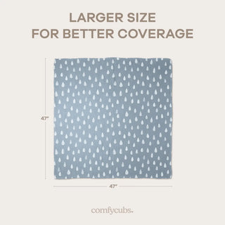 Comfy Cubs Muslin Swaddle Blankets 4pk - 8