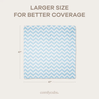 Comfy Cubs Muslin Swaddle Blankets 4pk - 23