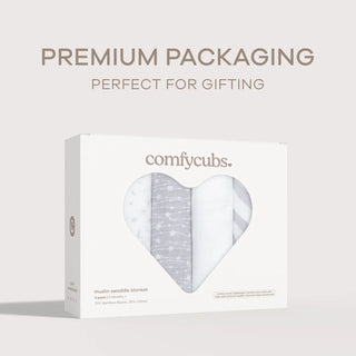 Comfy Cubs Muslin Swaddle Blankets 4pk - 16