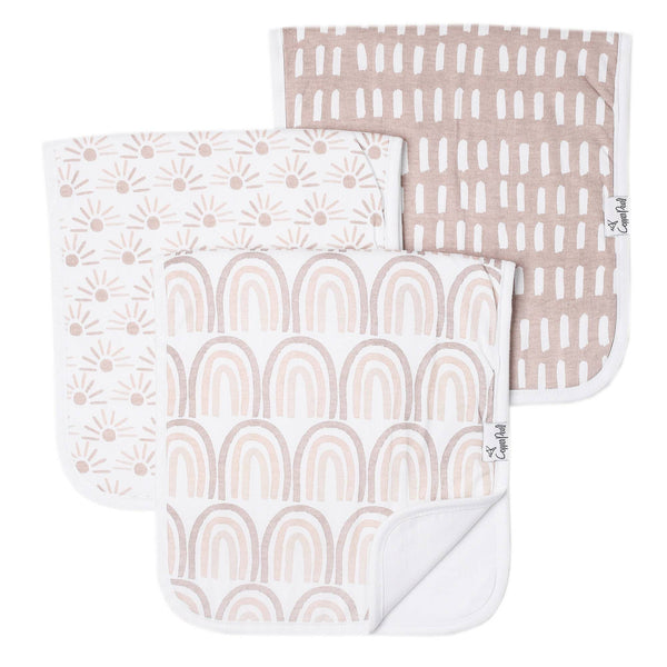 Copper Pearl Burp Cloth 3pk - Just $21.95! Shop now at The Pump Station & Nurtury
