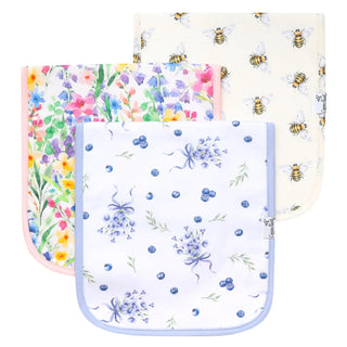 Copper Pearl Burp Cloth 3pk Catherine - 12