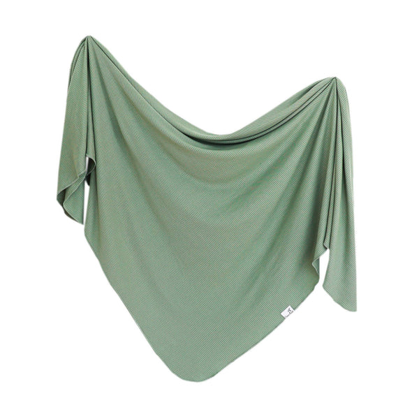 Copper Pearl rib knit swaddle single | Pump Station & Nurtury