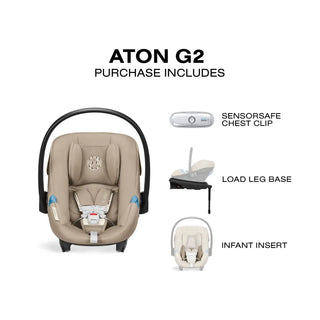 Cybex Aton G2 Infant Car Seat + Load Leg Base - 10