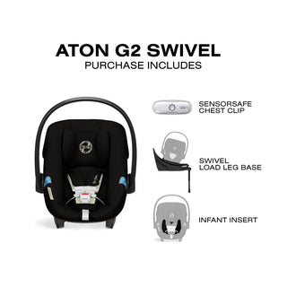 Cybex Aton G2 Swivel Infant Car Seat + Load Leg Base - 7