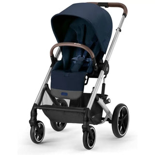 Cybex Balios S Lux 2 Stroller Silver + Ocean Blue Seat Pack - 15