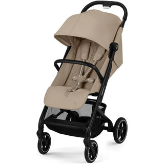 Cybex Beezy 2 Stroller Black Frame with Almond Beige Seat - 1