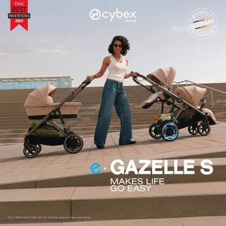 Cybex e-Gazelle S Electronic Assist Single-to-Double Stroller - 3