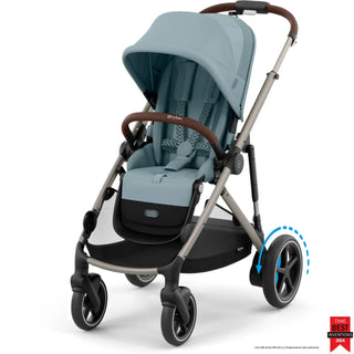 Cybex e-Gazelle S Electronic Assist Single-to-Double Stroller - 1