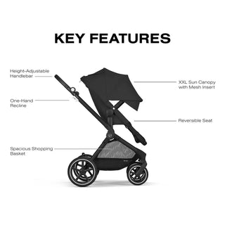 Cybex EOS Lux 2-in-1 Stroller Lava Grey - 7