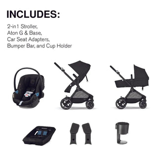 Cybex EOS Stroller + Aton G Infant Car Seat Travel System - 7