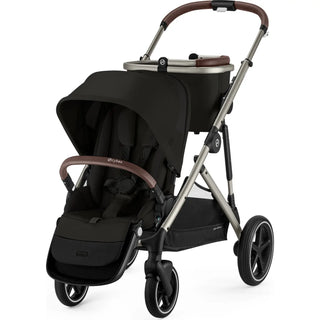 Cybex Gazelle S Stroller Taupe Frame with Moon Black Seat - 21