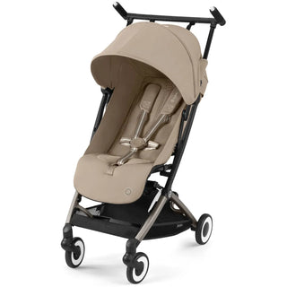 Cybex Libelle 2 Ultra Compact Lightweight Travel Stroller Almond Beige | Black Frame - 13
