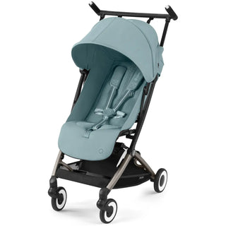 Cybex Libelle 2 Ultra Compact Lightweight Travel Stroller Stormy Blue | Taupe Frame - 1