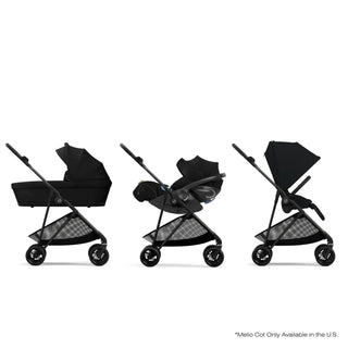 Cybex Melio Carbon 3 Stroller Moon Black - 16
