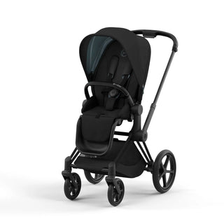 Cybex Priam4 Stroller | The Pump Station - Matte Black Frame + Deep Black Seat Pack 11