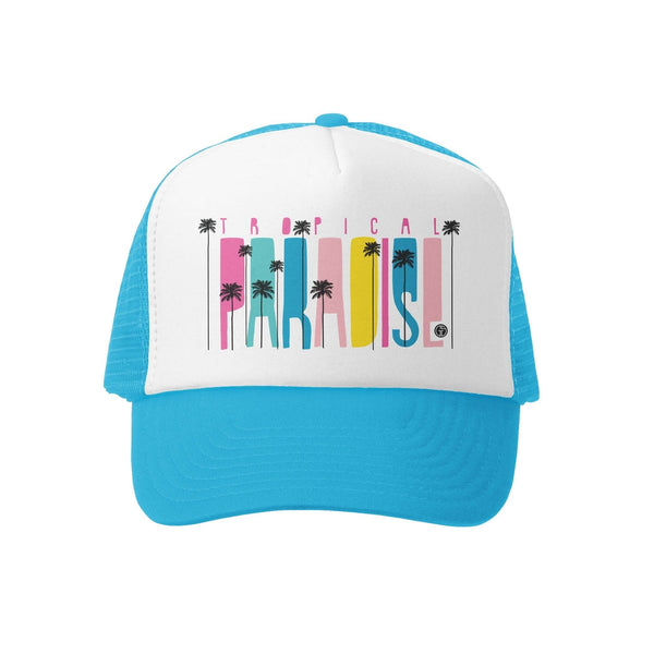 Grom Squad Trucker Hat, Tropical Paradise - Just $22.95! Shop now at The Pump Station & Nurtury